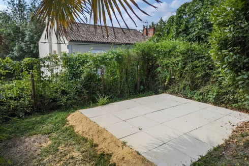 Terrace overlooking the Touvre