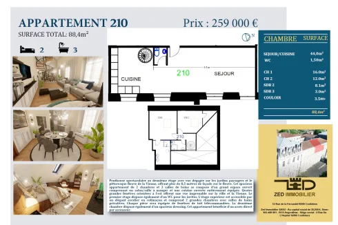 Stunning 2-Bed 3-Bath Penthouse with Scenic Views of River and City