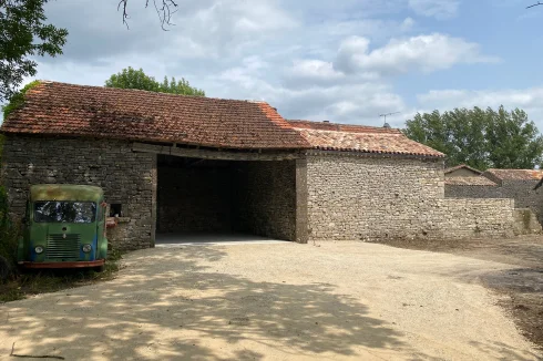 Driveway in to the barns