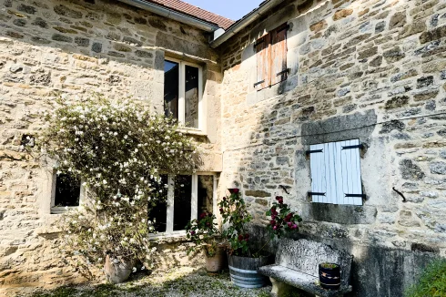 Corner of house and cottage