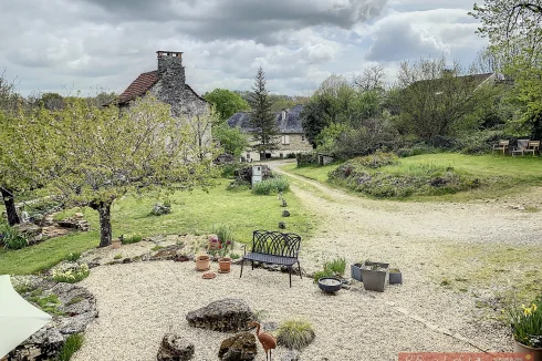 Vue sur les jardins