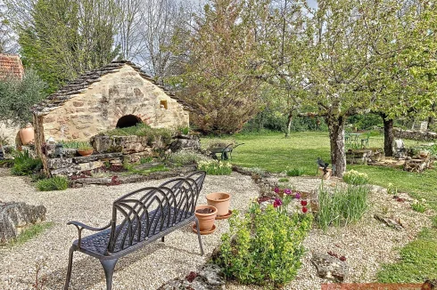 Bread oven and gardens