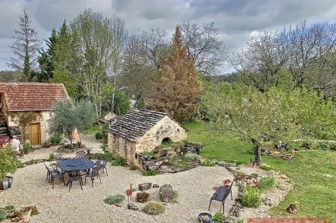 Courtyard and garden