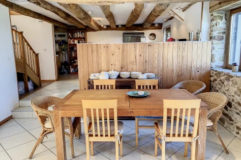 House 1 dining area