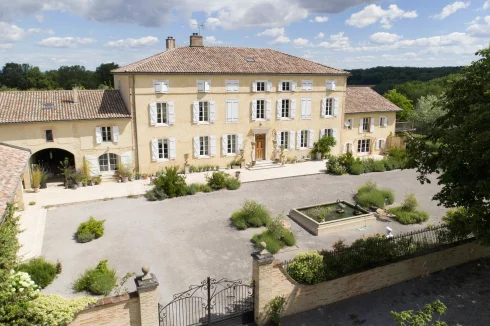 The houses and courtyard