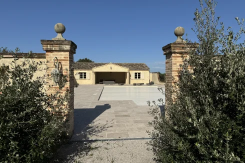 Entrance to pool