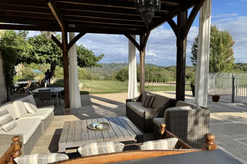 Covered terrace
