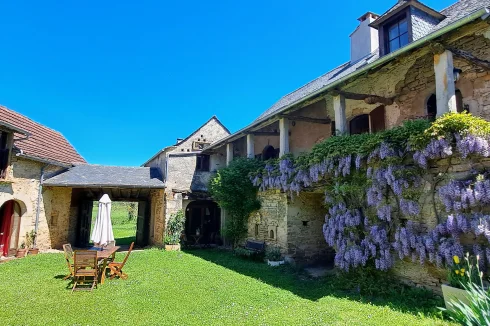 The main courtyard
