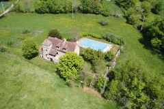 Super Stone Built Farmhouse with Gardens, Pool, Land and Lovely Views