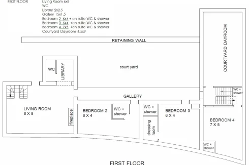 First floor plan