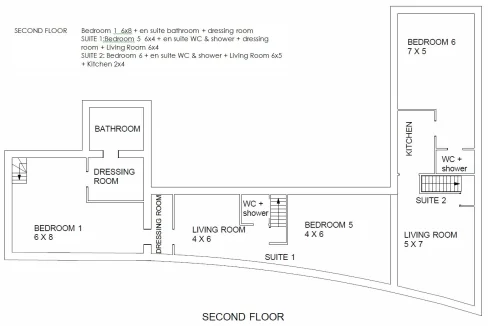 Second floor plan