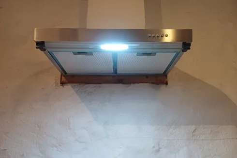 Kitchen, new extractor fan