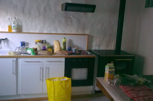 Cuisine, poêle à bois