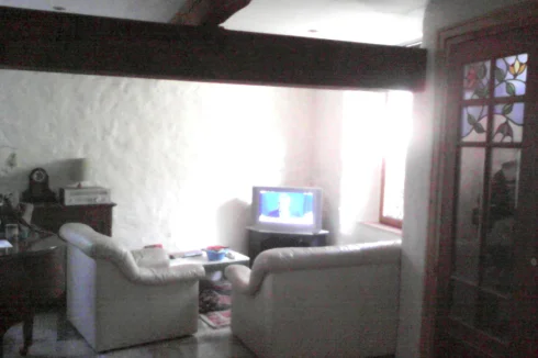 Coin de la pièce avant