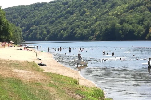 local lake beach