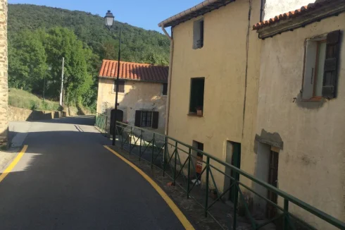 Taillet village centre showing my house