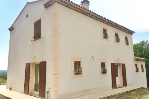 The house from the behind