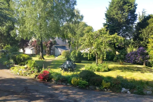Vue de la fenêtre de la ferme