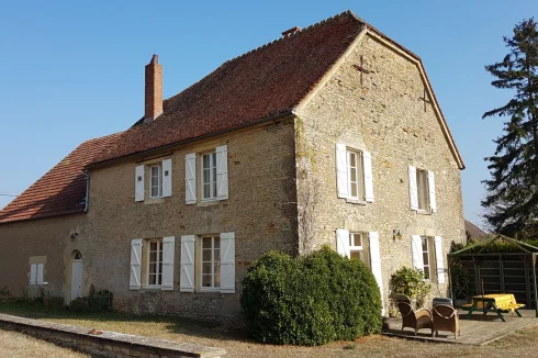 main building and barn