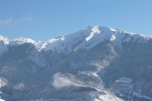 Belledonne from chalet