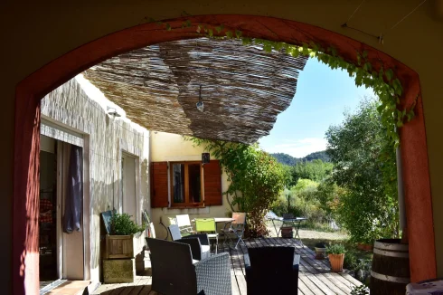 la terrasse de la maison