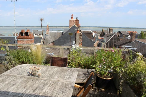 View of the bay from terrace