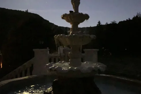 Fountain at night