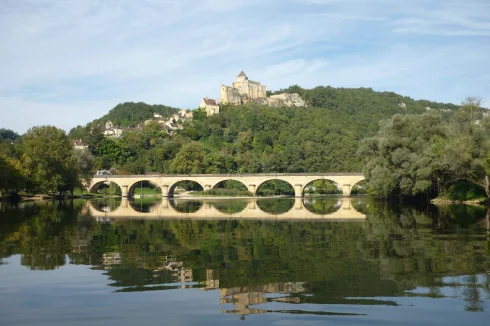 Castelnaud, from 200 metres downstream