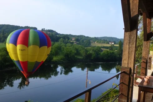 Balloons from the terrace