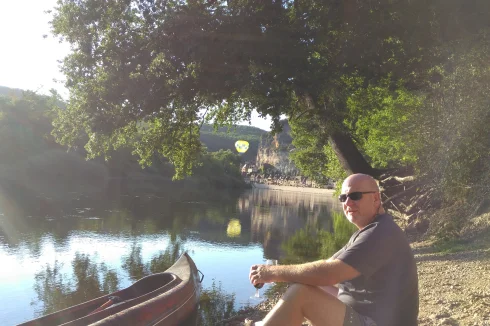 Canoing at La Roque Gageac