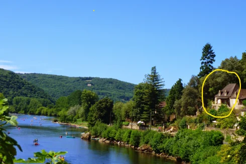 The house highlighted in yellow