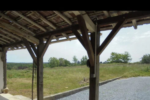 Vue plein sud sur les Pyrénées