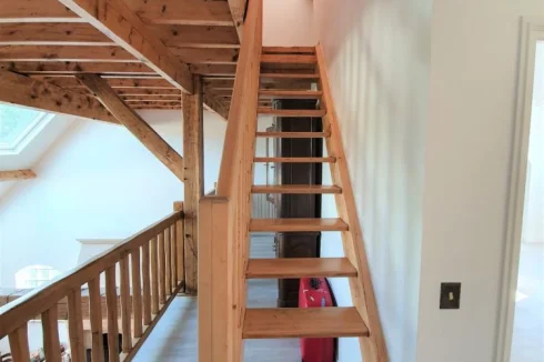 Converterd attic staircase
