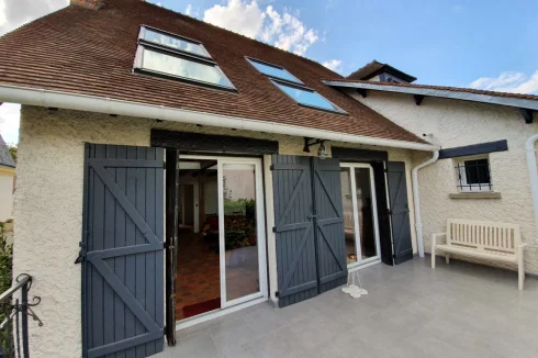 Rear terrace