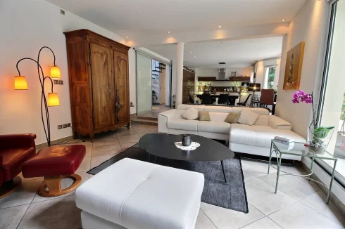 Open plan living area