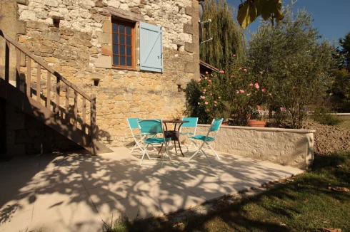 Terrasse du salon inférieur