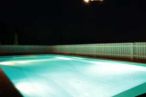 Piscine la nuit