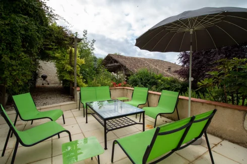 Terrasse de la ferme