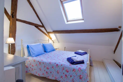 Chambre double au 1er étage de la ferme