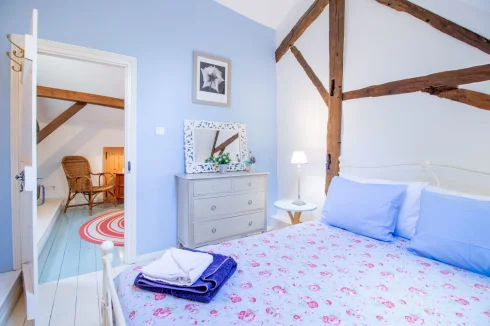 Chambre double au 1er étage de la ferme