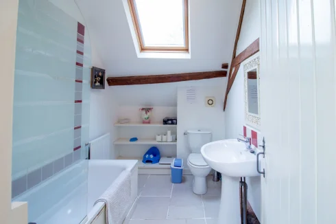 salle de bain du 1er étage de la ferme