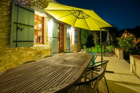 Terrasse de la ferme