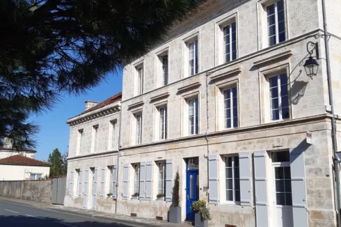 front of the house