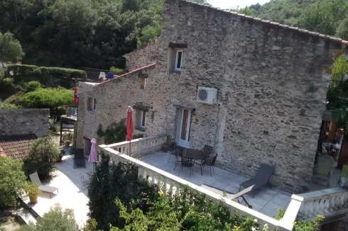 Terrasse du petit déjeuner