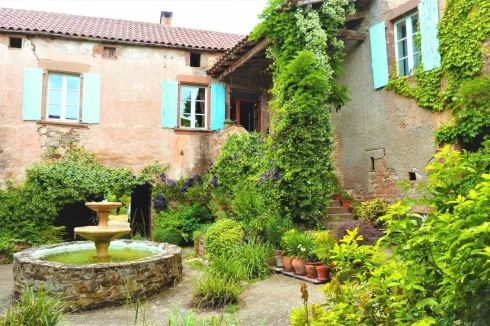 Courtyard and fountain