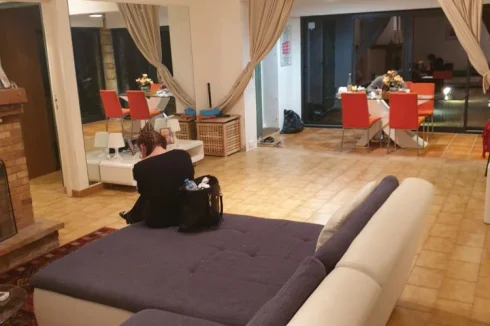 Living and dining rooms