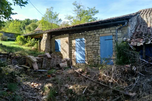 Arrière du chalet.