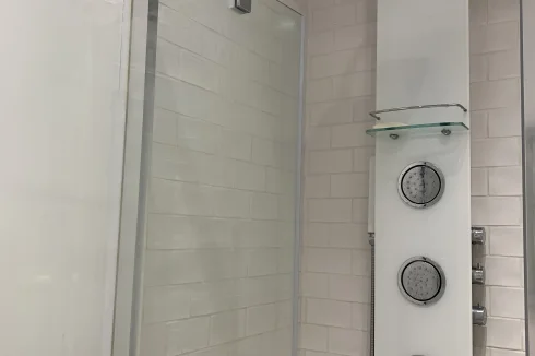 The shower room