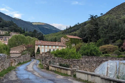 Vue depuis les jardins.