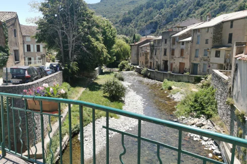 Vue sud du pont.